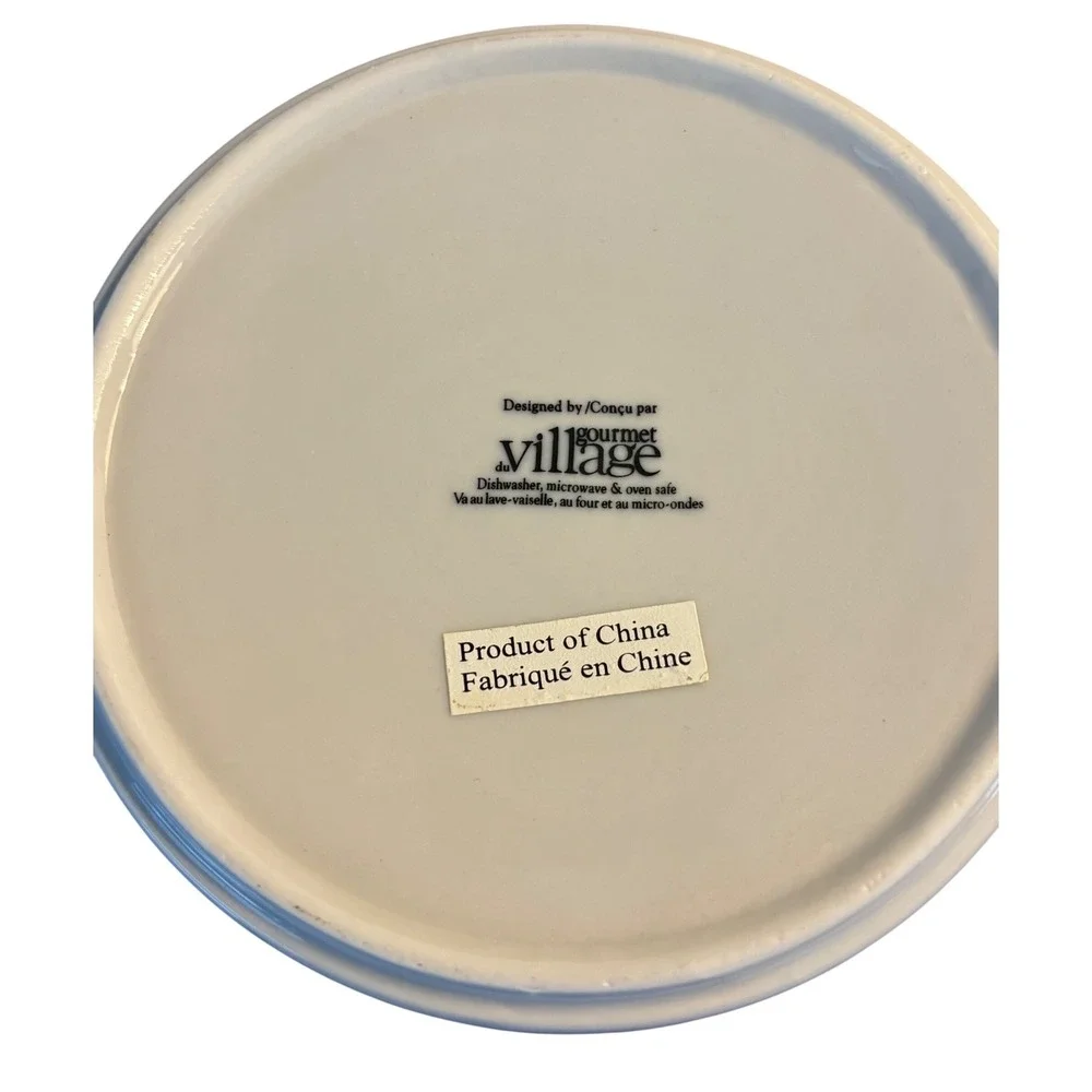 Gourmet du‎ Village Ceramic Cheese Baker Camembert Extra Fin French Design 5in